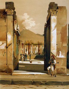 Utsikt over House of Faun i Pompeii