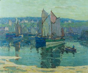Concarneau (olje på lerret)