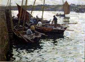 Fiskere ved kaikanten av Terrick Williams