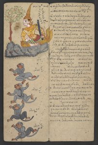 Or 16455 f.7r, Animals from the Zodiac, from Phrommachat (parchment)   1350744   no       norwegian Successfully Translated  Original: Madonna and Child with the Annunciation and the Nativity, ca. 1310-15. Translat: Madonna and Child with the Annunciation  av Thai School