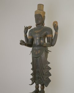 Statue av Vishnu (bronse) av Thai School