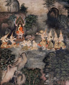 Buddhas fristelse (veggmaleri)