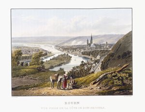 Rouen, sett fra Bon-Secours, 1823-1826