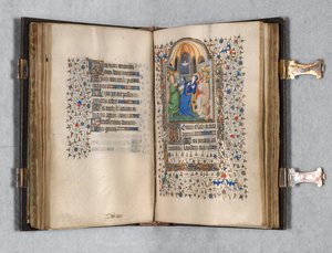 Timebok Bruk av Paris: Fol. 108r, Pinsen, ca. 1420.