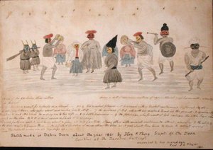 Skisse av Gurkha-livet ved Dehra Dun, ca. 1821 (akvarell på papir) av The Hon. Frederick Shore