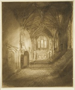 Sakristiet til Markus (blyant og akvarell på papir) av The Rev. John Eagles
