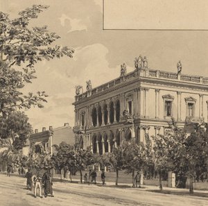 Huset til Heinrich Schliemann, 1890.