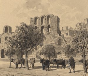 Teater til Herodes Atticus, 1890. av Themistocles von Eckenbrecher