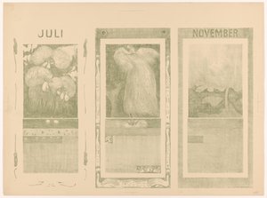 Kalendere for juli, august og november 1910