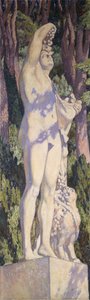 Bacchus, ca. 1920-1924 (olje på lerret) av Théo van Rysselberghe