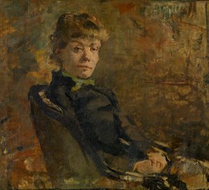 Madame Constantin Meunier av Théo van Rysselberghe