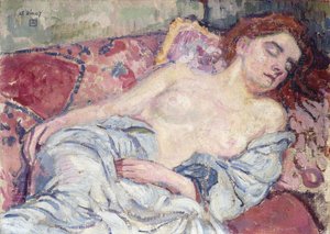 Naken på en Divan; Nu au Divan, 1907
