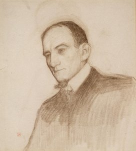 Portrett av Félix Fénéon av Théo van Rysselberghe