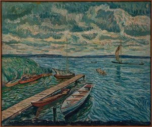 Båter på Schwielowsee