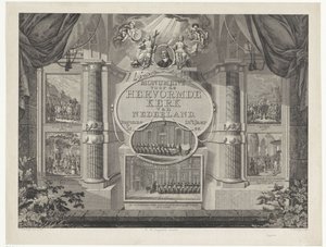 Monument til den reformerte kirken i Nederland, fra 1566 Monument til den reformerte kirken i Nederland. Begynte i år 1566 (tittel på objekt) av Theodoor Koning