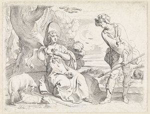 Hyrde og gjeterinne av Theodoor van Thulden
