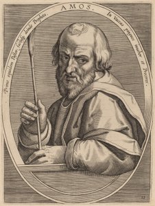 Amos av Theodor Galle after Jan van der Straet