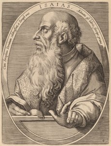 Jesaja av Theodor Galle after Jan van der Straet