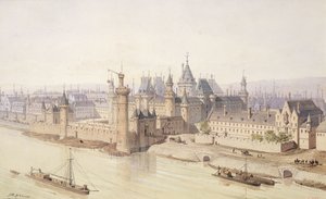 Louvre under Karl Vs regjeringstid (1337-80) 