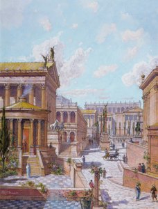 Det romerske forum for antikken, 1914