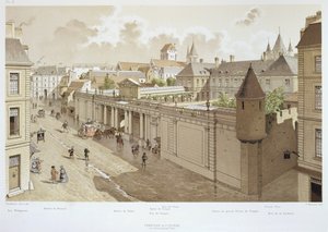 Utsikt over tempelet i 1770, illustrasjon fra 
