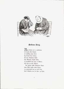 Illustrasjon hentet fra boken Historier av Munthe, Peter og utgitt av Dybwad (no, 1896) av Theodor Kittelsen