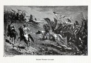 Polsk bevinget kavaleri, 1882 av Theodor Knesing
