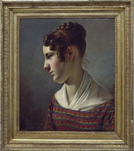 portrett av en jente av Theodor Leopold Weller