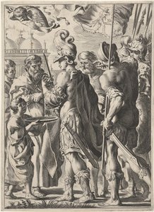 Alexander den store klipper den gordiske knuten, 1600-tallet