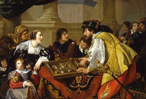 Backgammon-spillerne, 1634