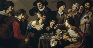 Kvaksalveren, 1620-1625 av Theodor Rombouts