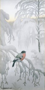 Bullfinch av Theodor Kittelsen