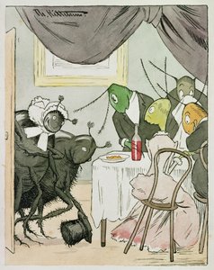 Pinlige familieforhold av Theodor Kittelsen