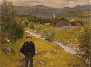 Farvel mor av Theodor Kittelsen