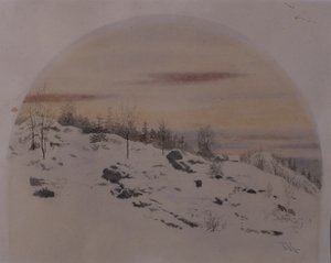 februar av Theodor Kittelsen