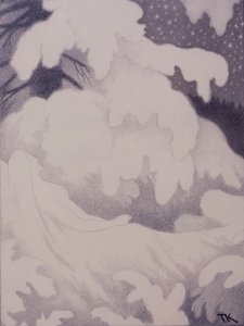Sovende kvinne i perler og lin av Theodor Kittelsen