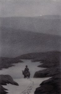 Ja, jeg ser noe langt langt unna sa gutten, det glitrer av Theodor Kittelsen