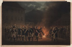 Fakkeltog i Heidelberg 30. januar 1857, 1857 av Theodor Verhas