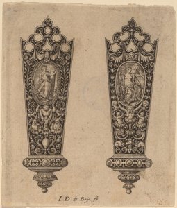 Ornament for knivskaft av Theodor de Bry
