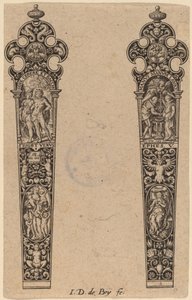 Ornament for knivskaft av Theodor de Bry