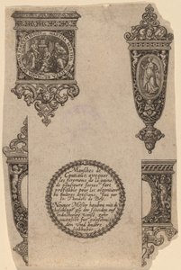 Ornament for knivskaft av Theodor de Bry