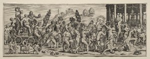 Triumf av Bacchus av Theodor de Bry
