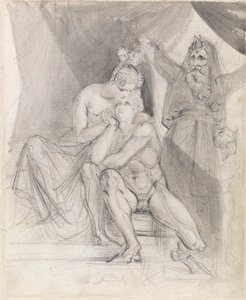 Prospero ser på Ferdinand og Miranda av Theodor von Holst