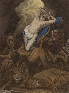 Daniel i løvenes hule (etsing)