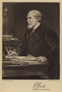 Sir Henry Yule (etsing) av Theodore Blake (after) Wirgman