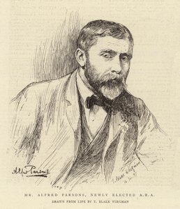 Alfred Parsons, nyvalgt ARA av Theodore Blake Wirgman
