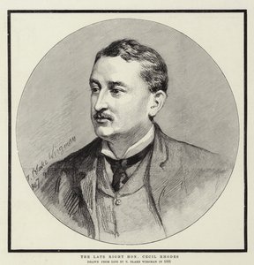 Den sene høyre ærede Cecil Rhodes av Theodore Blake Wirgman