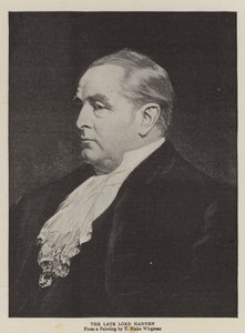 The late Lord Hannen av Theodore Blake Wirgman