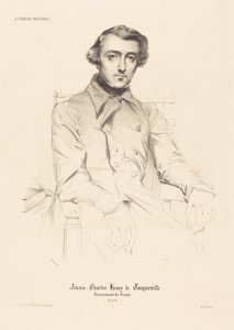 Alexis Charles Henry de Tocqueville av Théodore Chassériau