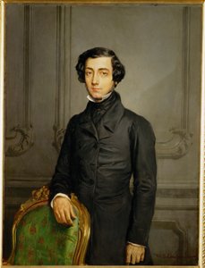 Alexis de Tocqueville, statsmann (maleri på lerret) av Theodore Chasseriau